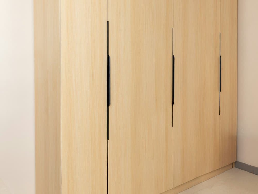 Teak Two Door Wardrobe