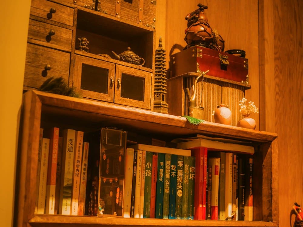 Study Table with Shelf